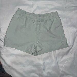 Aritzia | TNA Light Sage Athletic Elastic Waist Shorts